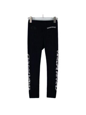 Chrome Hearts Black Sanskrit Print Pants